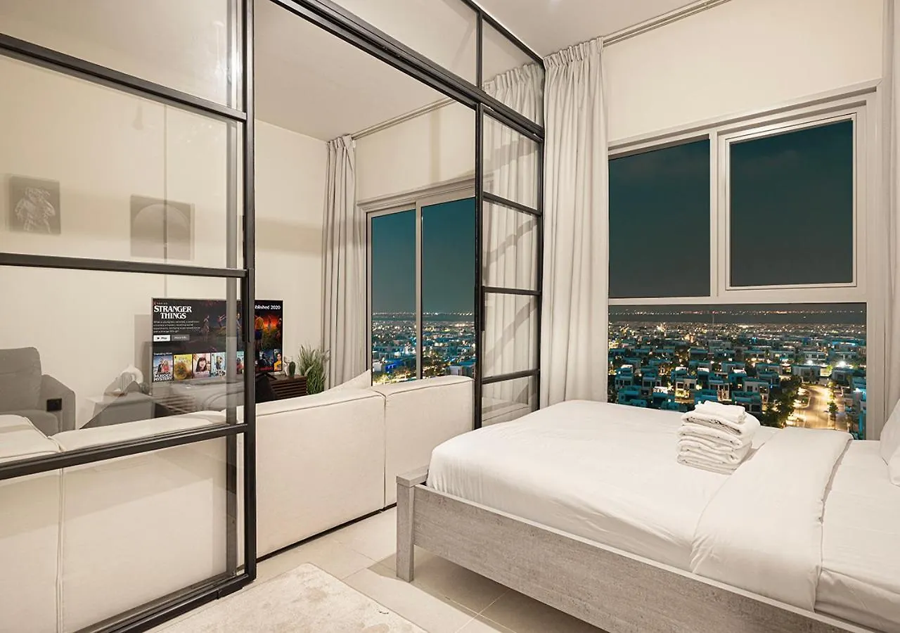 Upgraded 2Bed At Collective 01 With Panoramic View Apartment Dubai